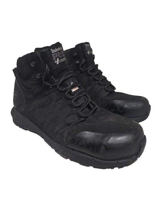 Timberland PRO Men\'s A297S Radius CTCP Mid Athletic Work Boots Black Size 10W main image 7